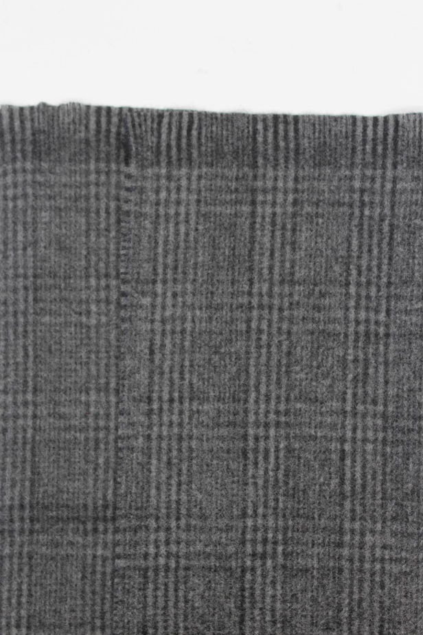 Koyu Antrasit Desenli Kaşkol 1067245107_070