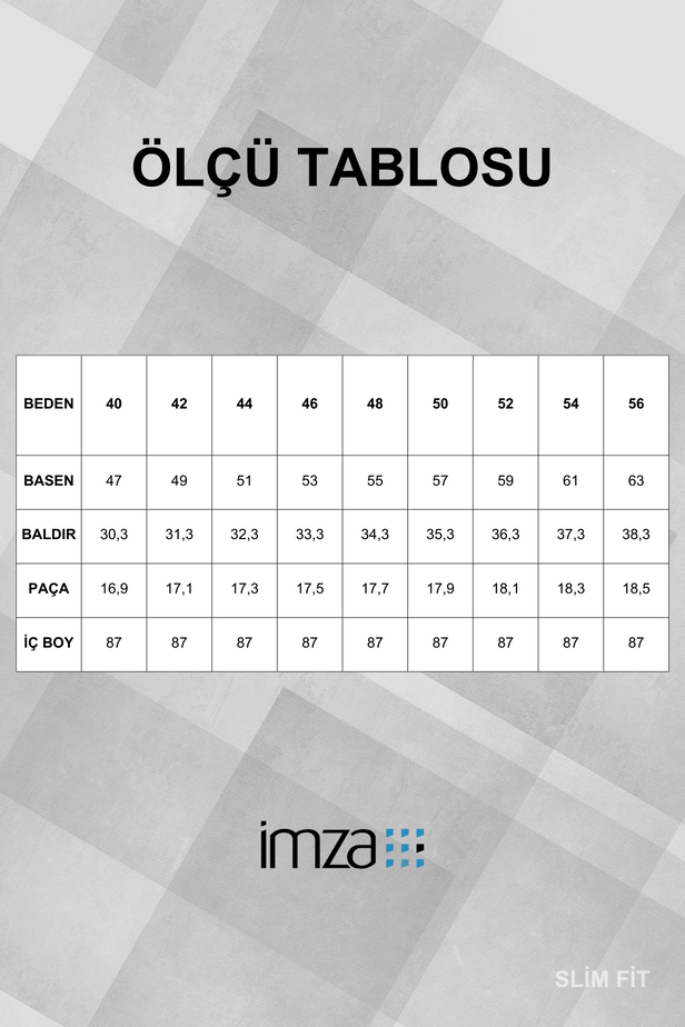 Koyu Antrasit Düz Gabardin Esnek Yan Cep Slim Fit Classic Pantolon 1003245209_070