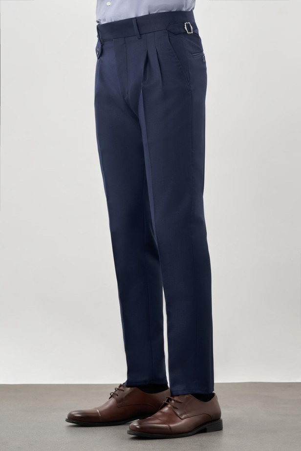 Koyu Lacivert 6 Cm Desenli6 Cm %100 Poliester Kravat 1003245173