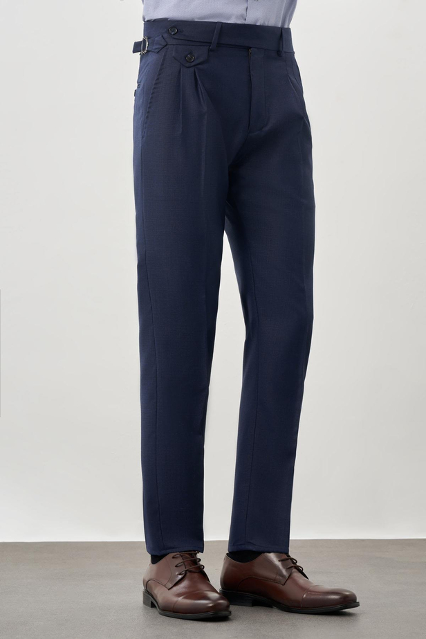 Koyu Lacivert 6 Cm Desenli6 Cm %100 Poliester Kravat 1003245173