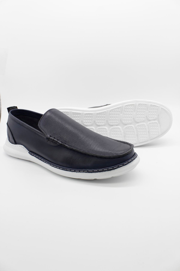 Koyu Lacivert Analin  Bağcıksız-Tokasız Ayakkabı 1033250170