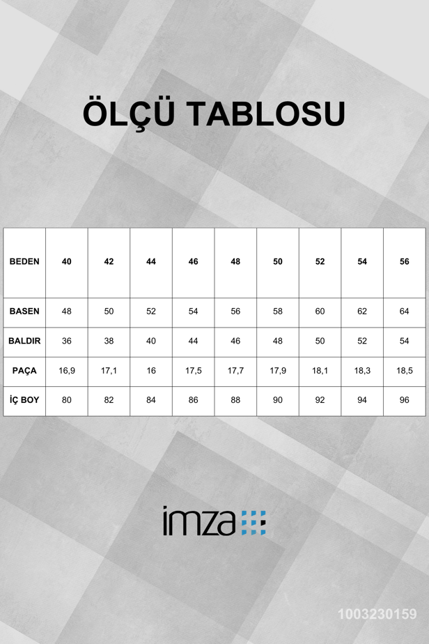 Koyu Vizon Çizgili Armürlü % 100 Pamuk Yan Cep Slim Fit Dar Kesim Casual Pantolon 1003230159