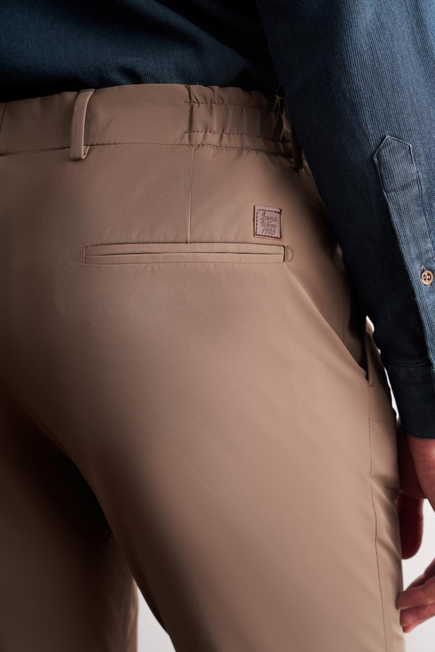 Koyu Vizon Yan Cep Düz Paça  Slim Fit Chino Casual Pantolon 1003255158
