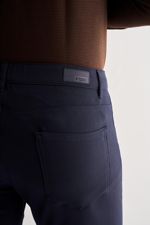 Lacivert 5 Cep  Düz Paça Esnek Slim Fit  Casual Pantolon 1003255157