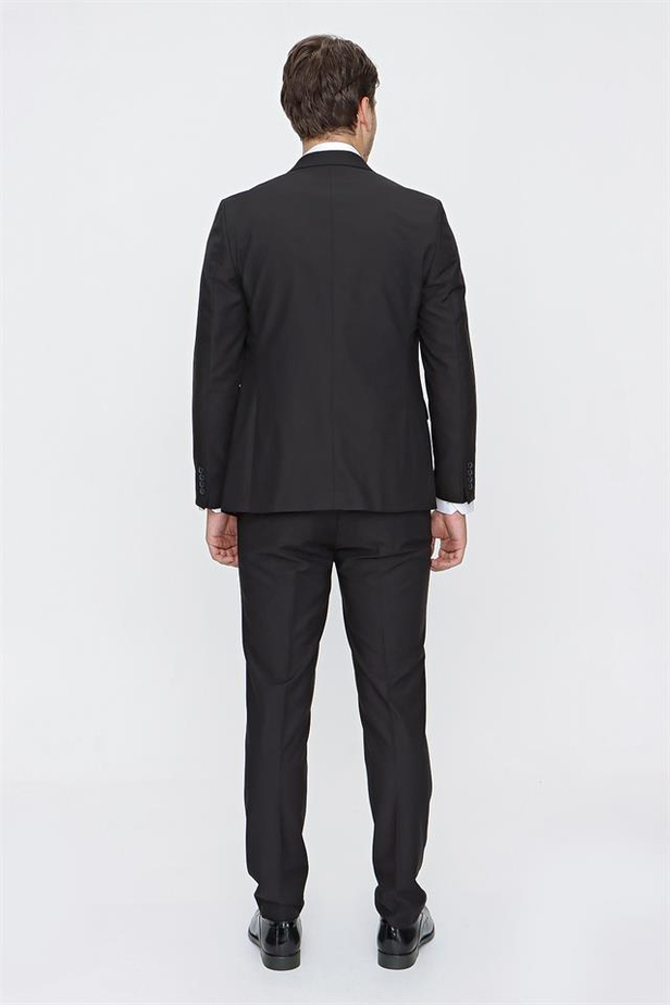 Mono Yaka Astarlı Yelekli 6 Drop Slim Fit Dar Kesim Takım Elbise 1001220186-42