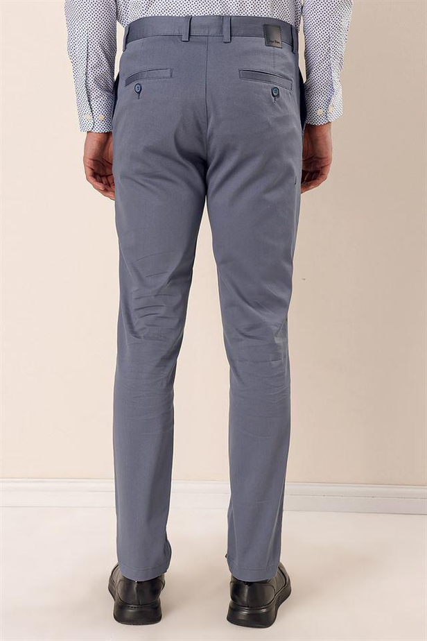 Pamuklu Yan Cep Slim Fit Dar Kesim Casual Pantolon 1003230103-42