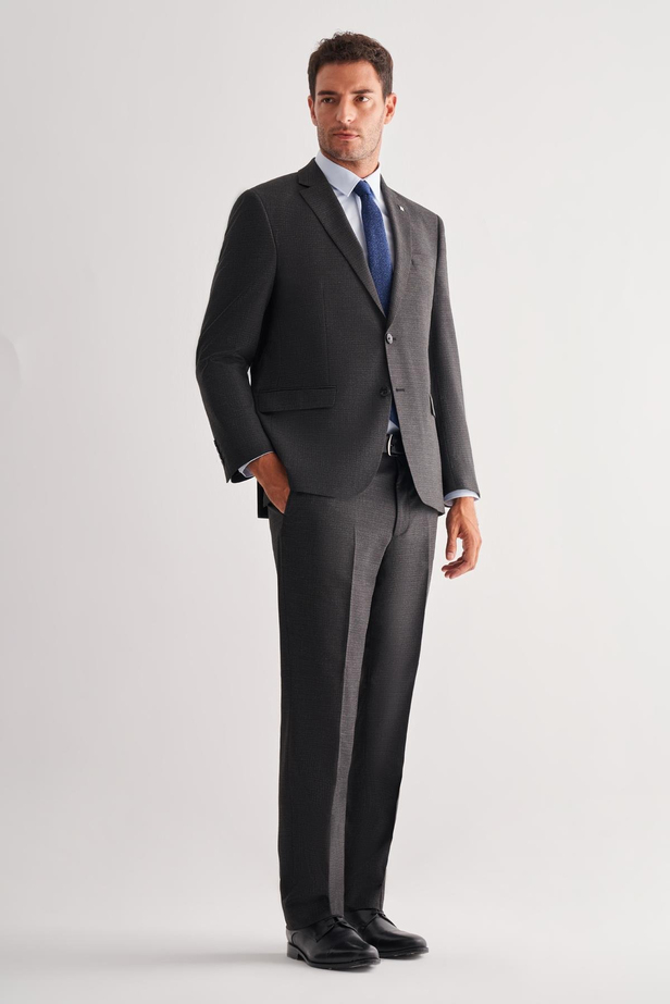 Siyah 4 Drop Comfort Fit Classic Takım Elbise 1001255121