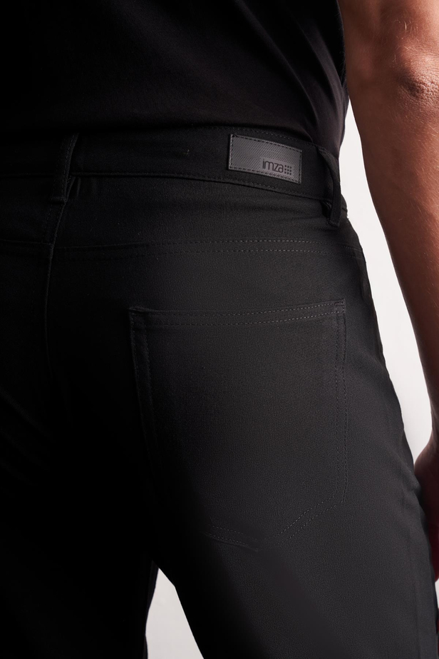 Siyah 5 Cep  Düz Paça Esnek Slim Fit  Casual Pantolon 1003255157