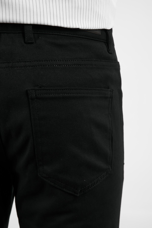 Siyah 5 Cep  Düz Paça Pamuklu Slim Fit 5 Cep Casual Pantolon 1003255154