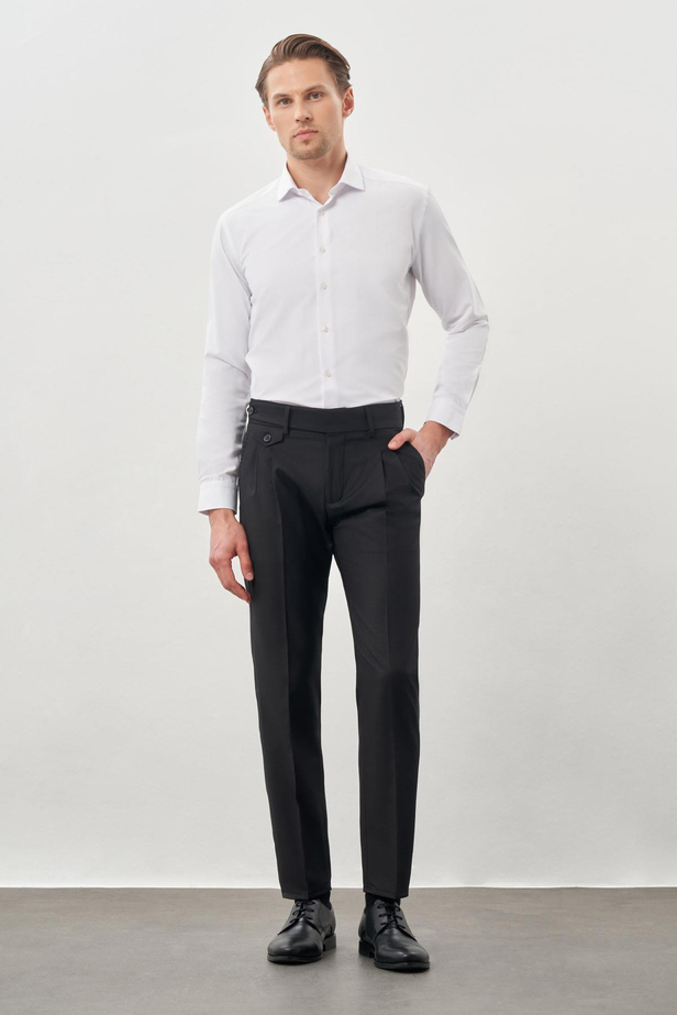 Siyah 6 Cm Desenli6 Cm %100 Poliester Kravat 1003245172