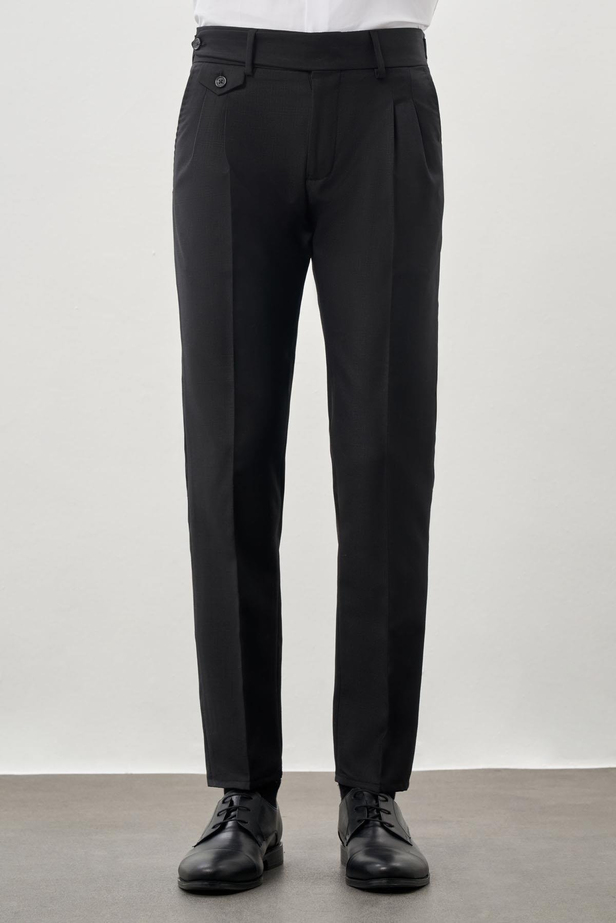 Siyah 6 Cm Desenli6 Cm %100 Poliester Kravat 1003245172