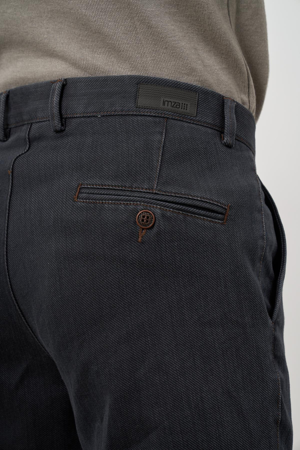 Siyah Düz Gabardin Comfort Fit Casual Pantolon 1003245153