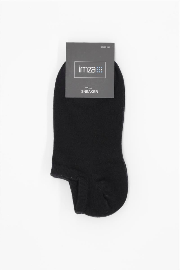 Siyah Düz Pamuklu Suprem Sneaker Çorap 1060250151