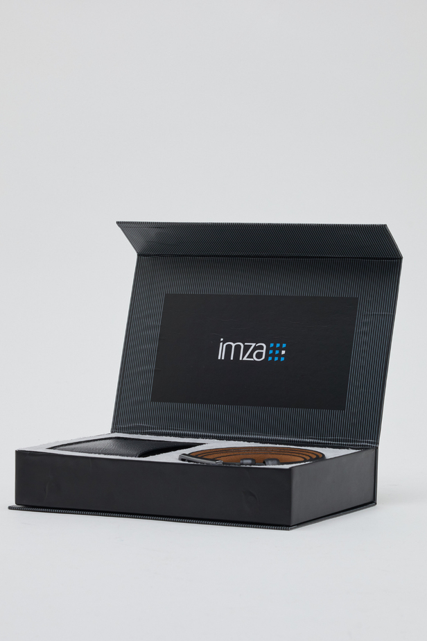 Siyah Kemer Cüzdan Set 1048240100