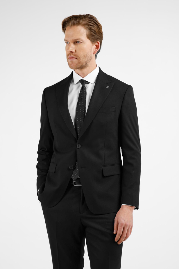 Siyah Kırlangıç Yaka Tam Astar 6 Drop Slim Fit Takım Elbise 1001255162