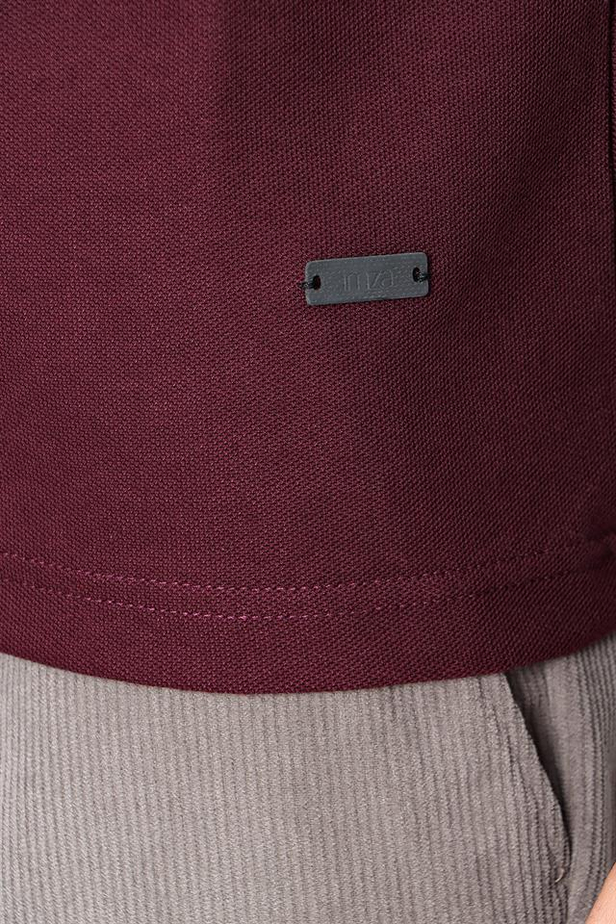Uzun Kollu Pike İtalyan Yaka Casual Slim Fit Dar Kesim Pamuklu Sweatshirt 1013225200-S