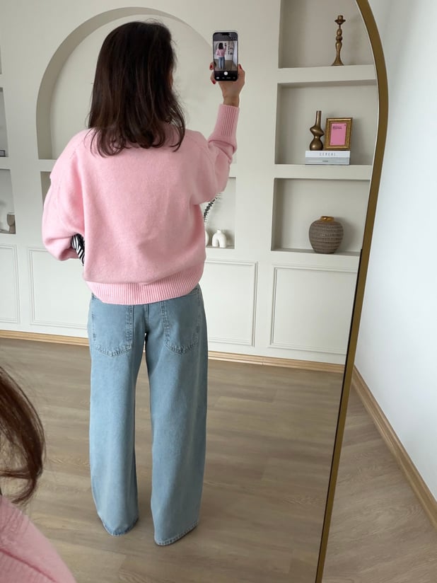 Açık Mavi Baggy Jean  