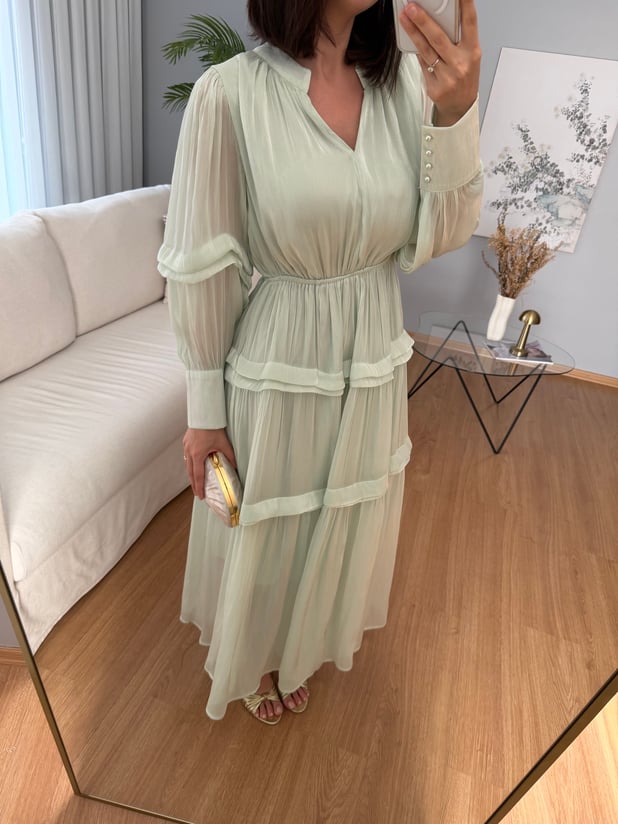 Alessa Su Yeşili Elbise 