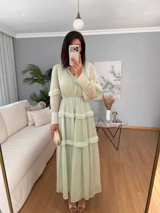 Alessa Su Yeşili Elbise 