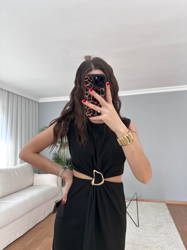 Chic Siyah Elbise