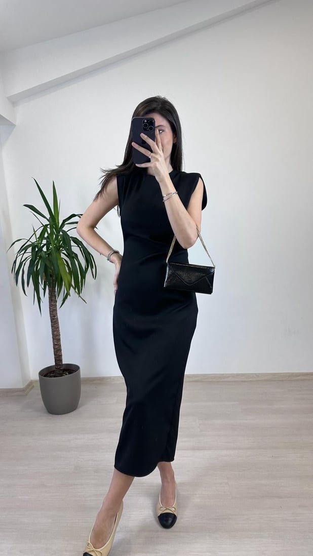 DIANA SİYAH ELBİSE 