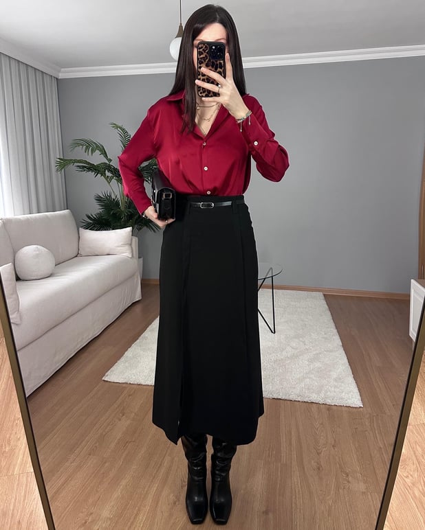 Elle Siyah Etek 