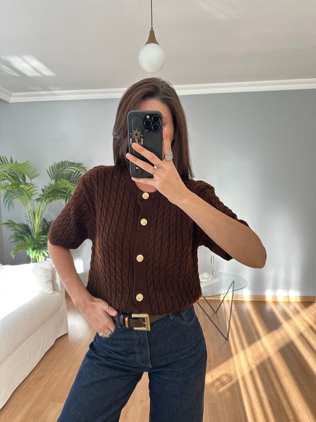 Elva Kahve Triko
