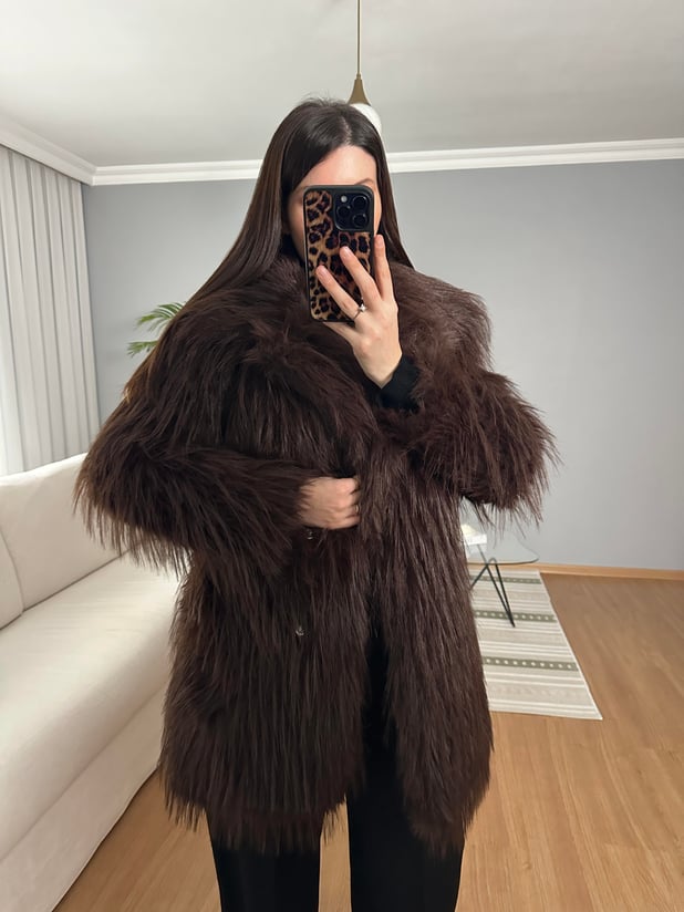Isyra Uzun Tüylü Orta Boy Kürk