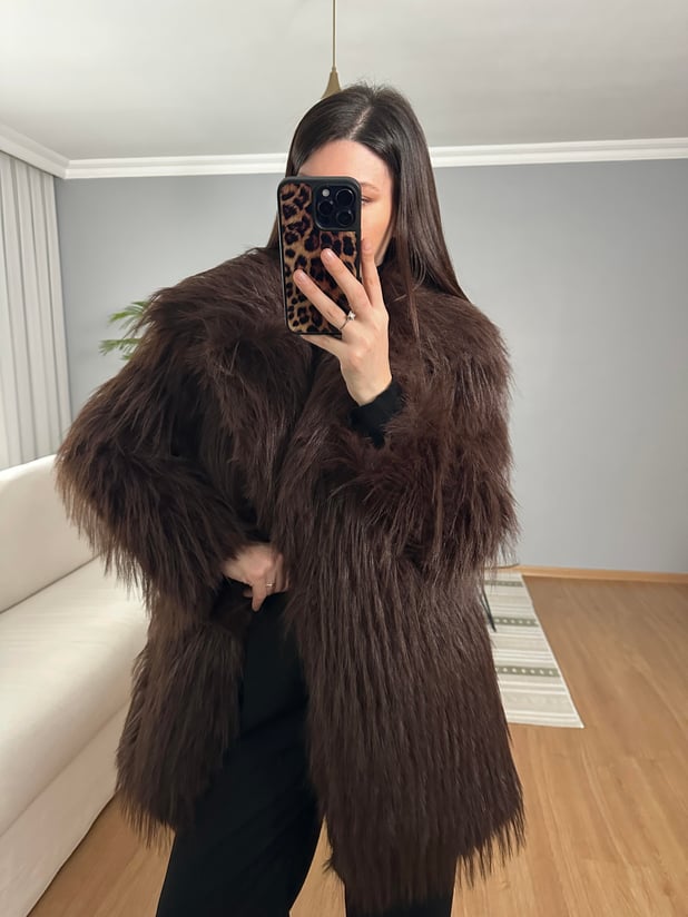 Isyra Uzun Tüylü Orta Boy Kürk