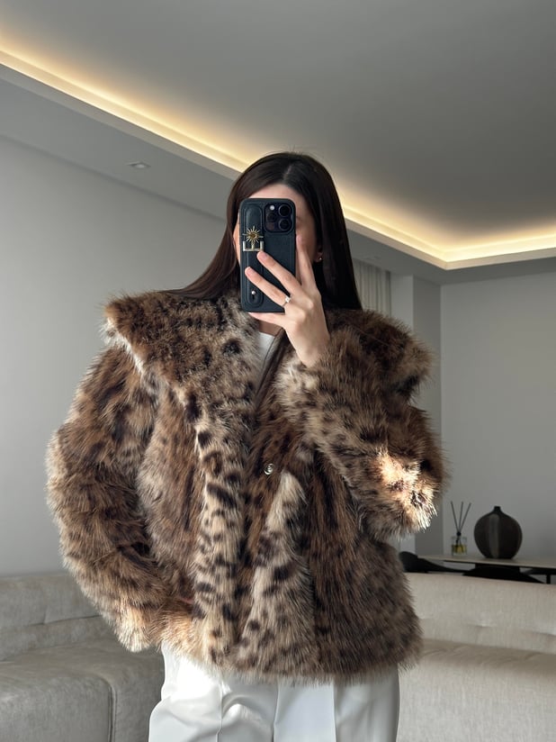 Leopar Desenli Lolita Kürk