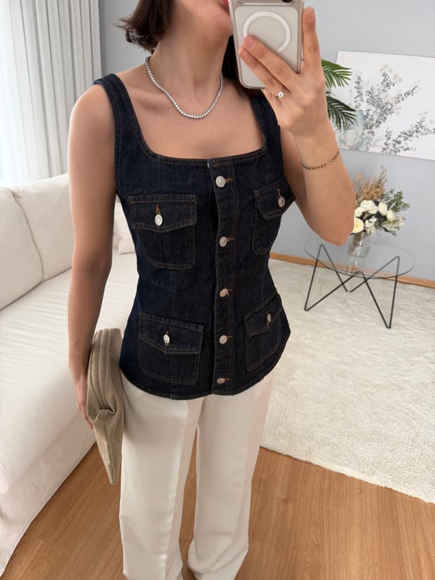 Lovira Denim Bluz