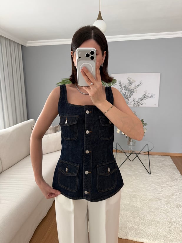 Lovira Denim Bluz
