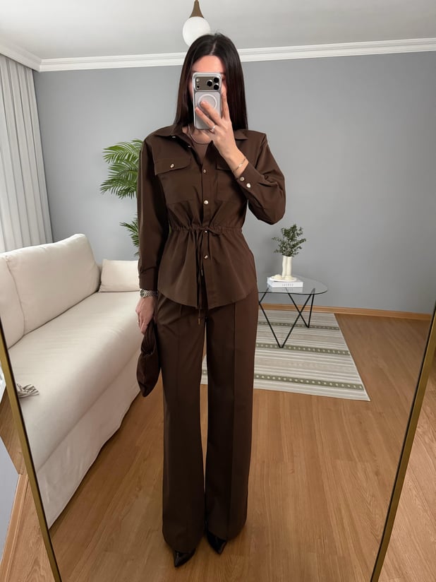 Luxa Kahve Renk Takım 