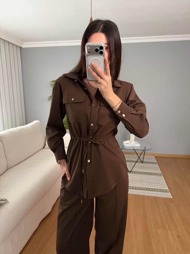 Luxa Kahve Renk Takım 