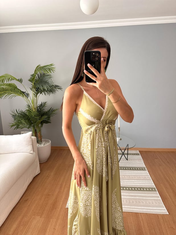 Jimena Yeşil Elbise