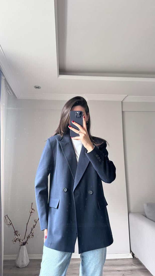 Nia Lacivert Blazer 