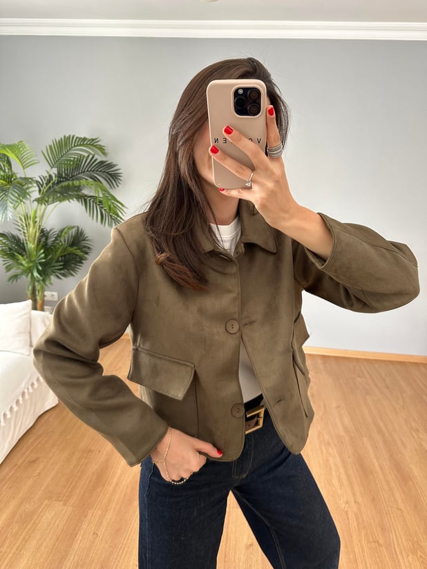 Nora Haki Süet Ceket 