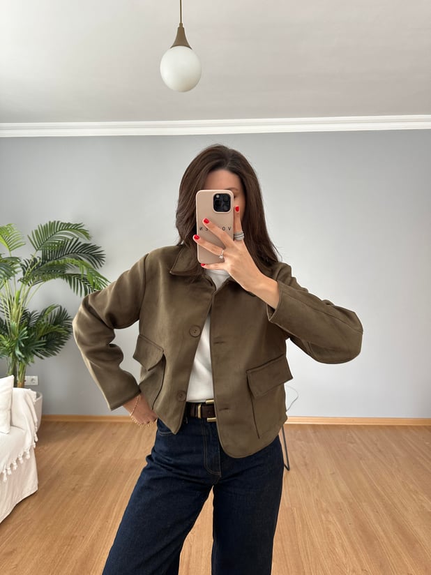 Nora Haki Süet Ceket 