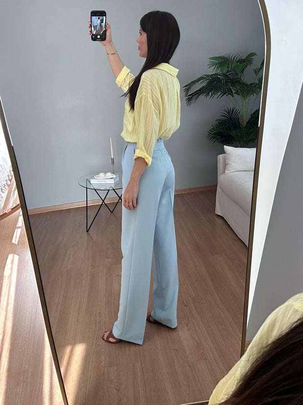 Pastel Mavi Palazzo 