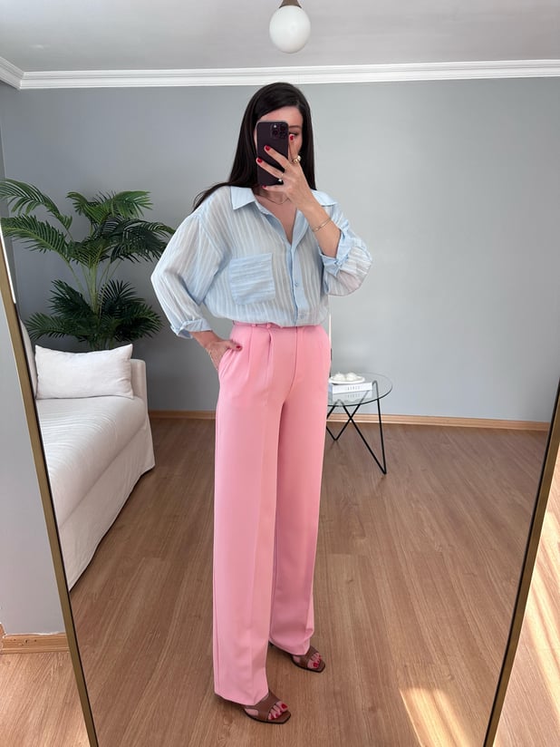 Pastel Pembe Palazzo 