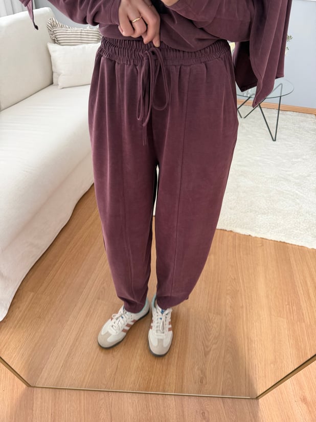 Pelerin Model Bordo Renk Modal Takım