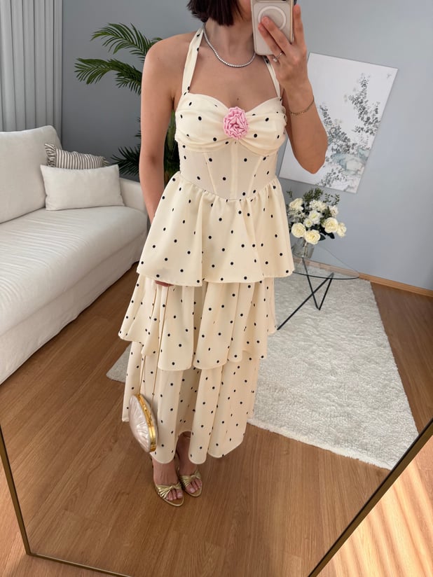 Polka Rose Elbise 