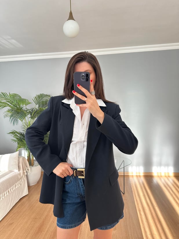 Premium Lacivert Blazer