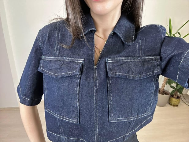 SALIA DENİM CROP 