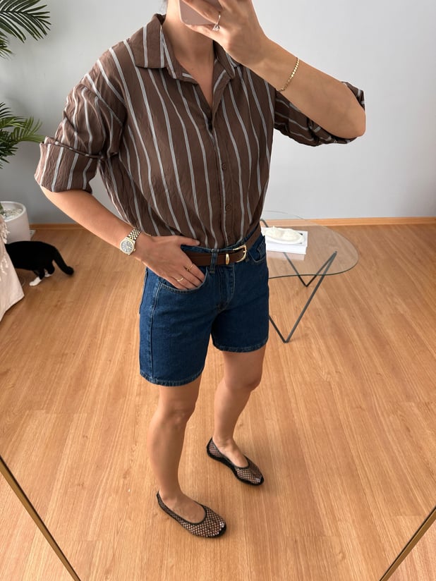 Şehir Boy Denim Şort 