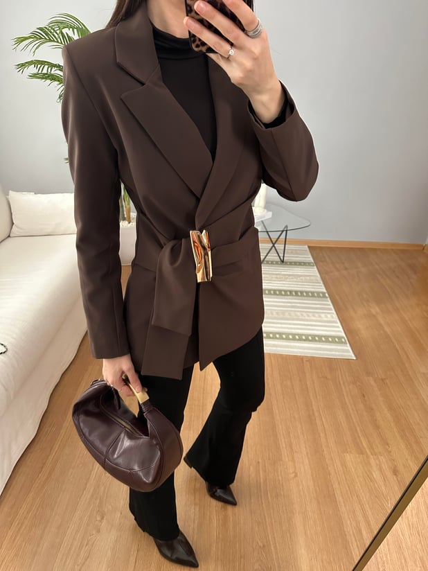 Vivienne Kahve Ceket 