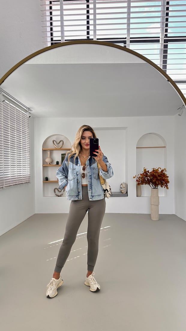 Comfortlux Cepli Modal Haki Jogger Pantolon