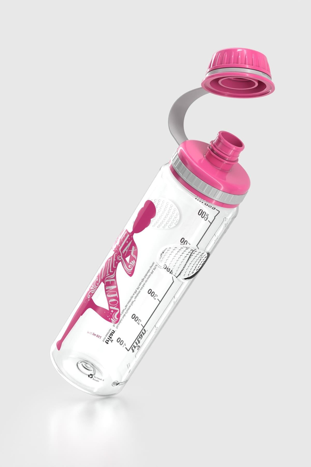 Renga Ege Yoga Desenli 750 ml Tritan Matara 912067 Fuşya