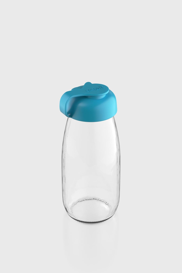 Renga Milky Kids 250 ml Cam Şişe 181011 Turkuaz