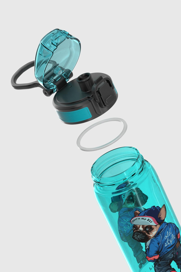 Renga Rybo-X Desenli 630 ml Tritan Çocuk Matara 912163 Mavi